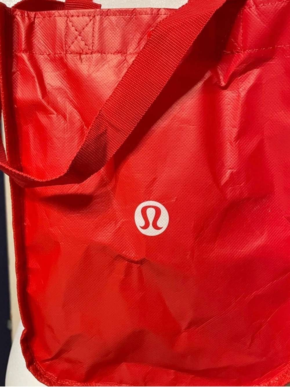 lululemon Red Duffel Tote Bag